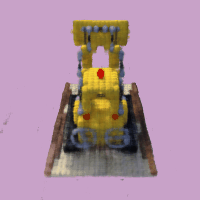 3D NeRF Purple Background