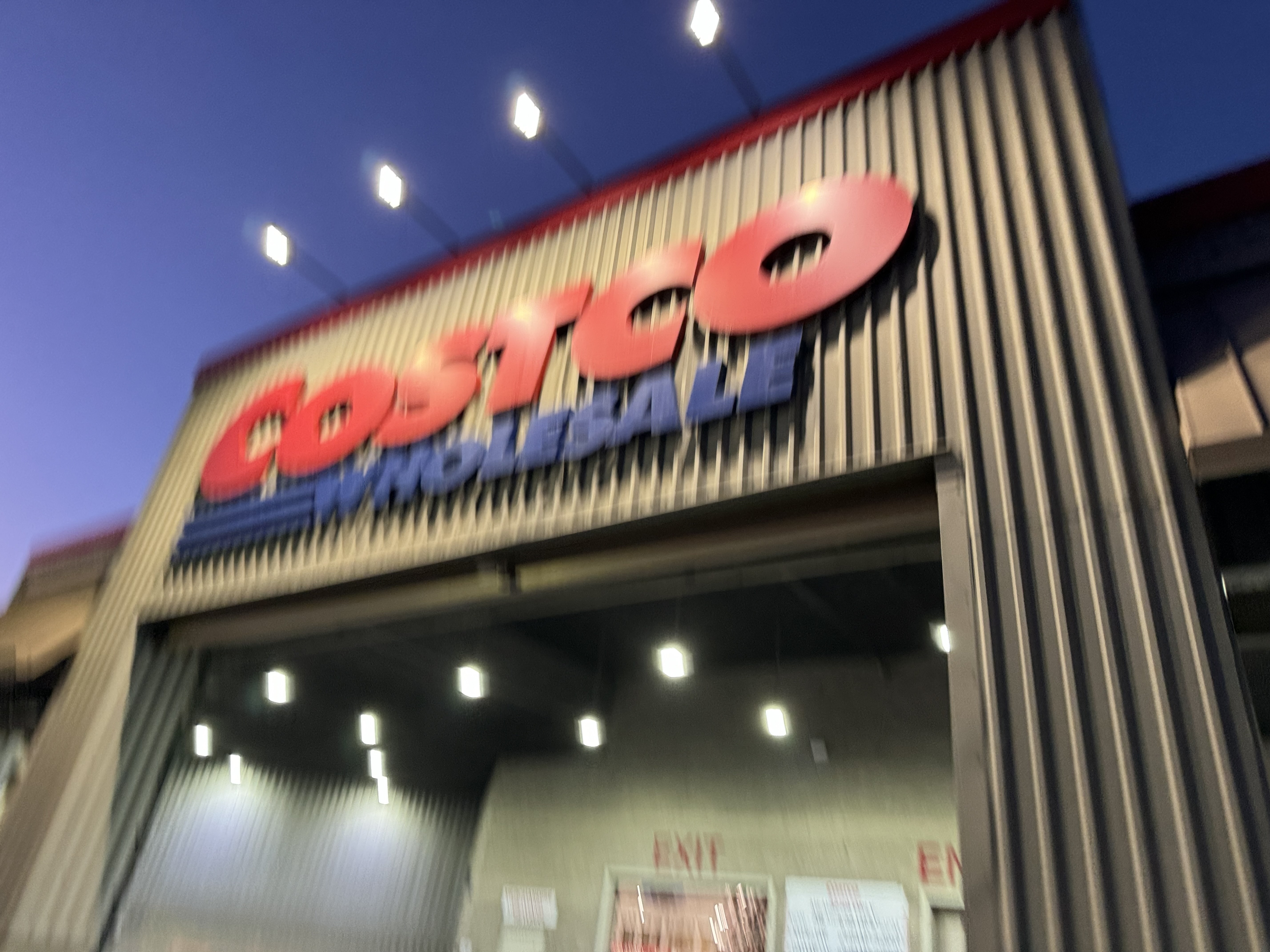 Picture of Blurry Costco's Entrance