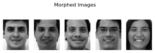 Example Images from the FEI Database Warped