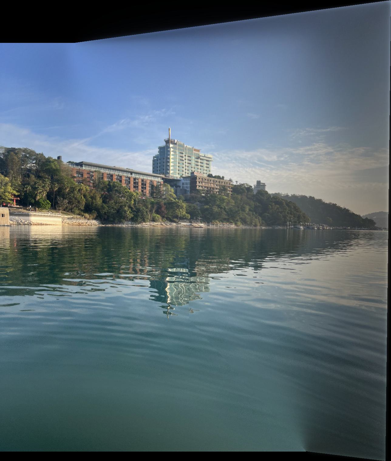 Blended Image of Sun Moon Lake