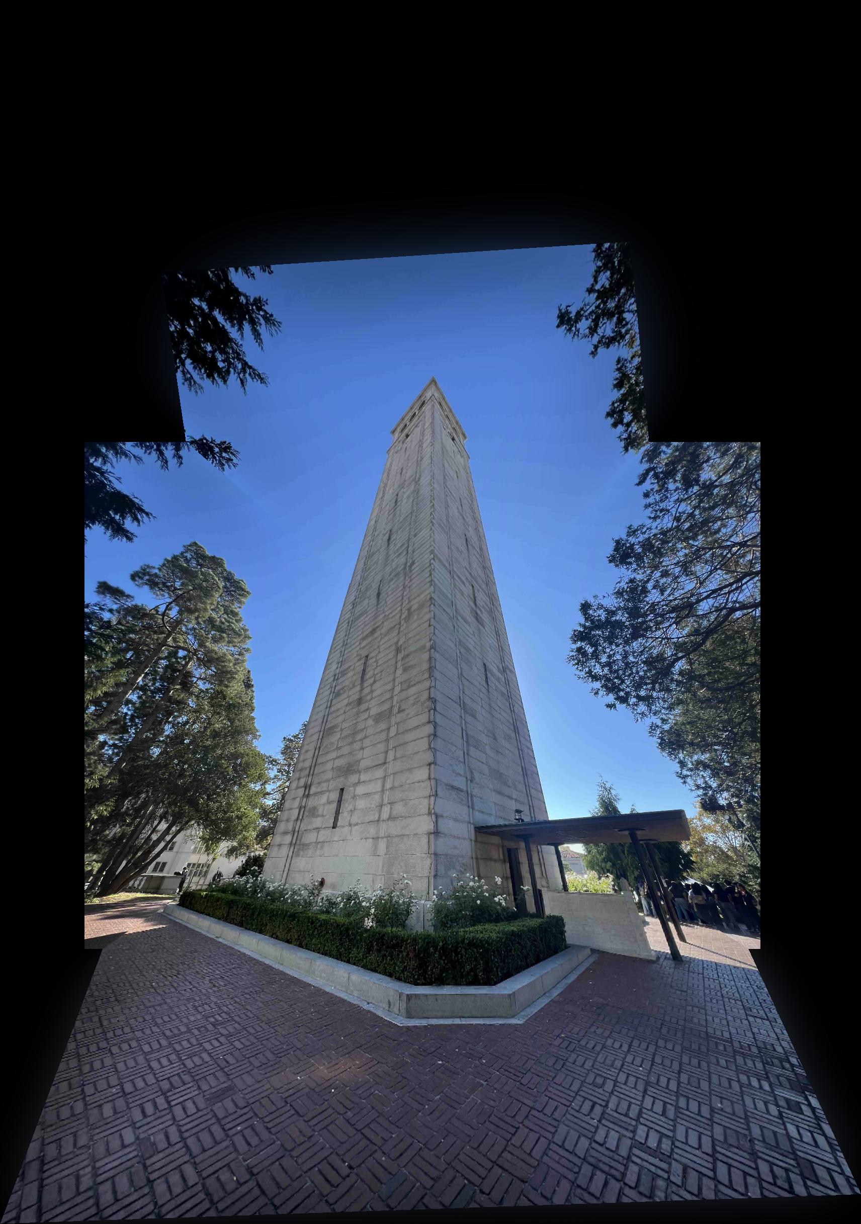 Blended Image of Sather Tower