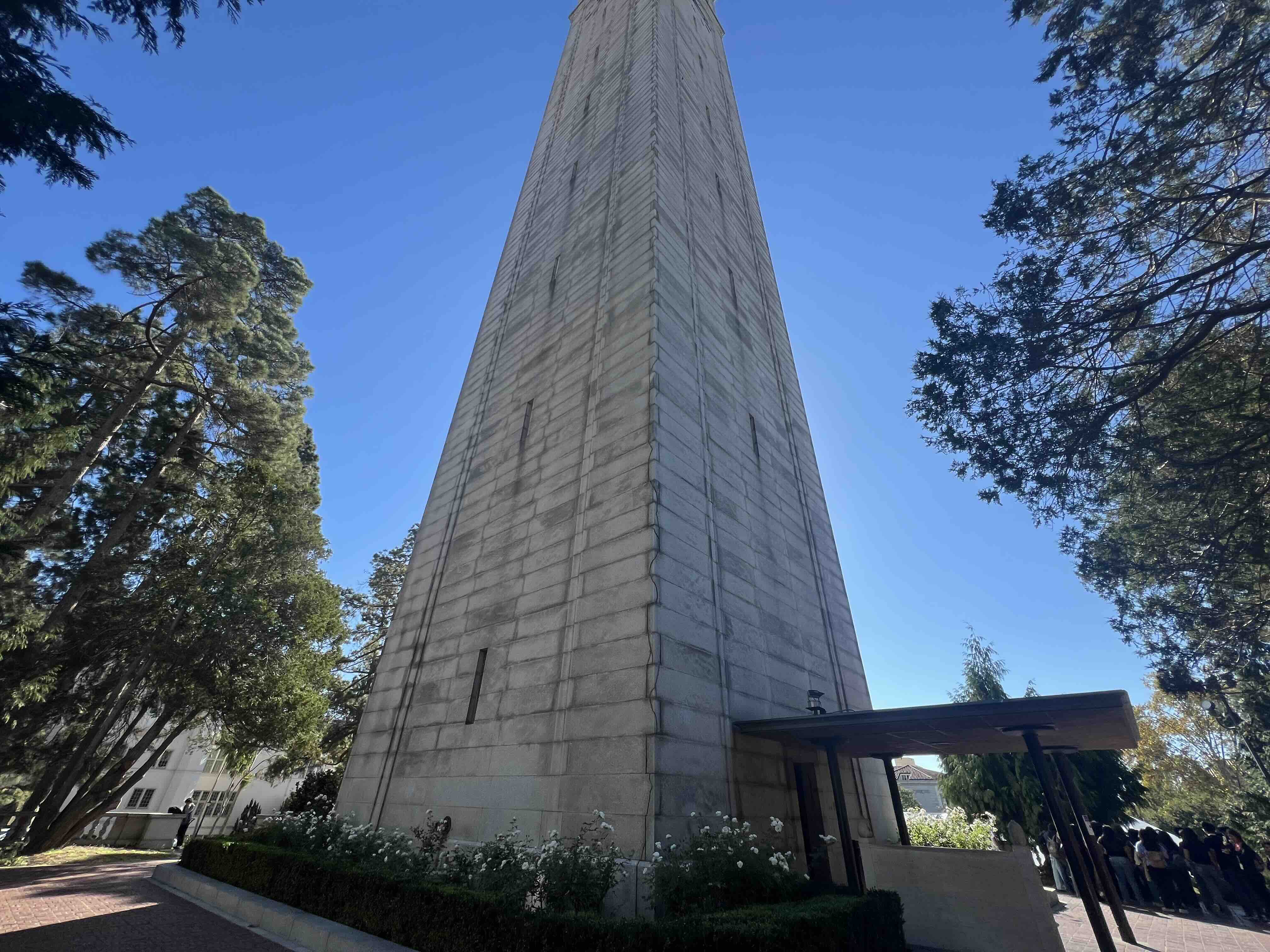 Image of middle portion of Sather Tower