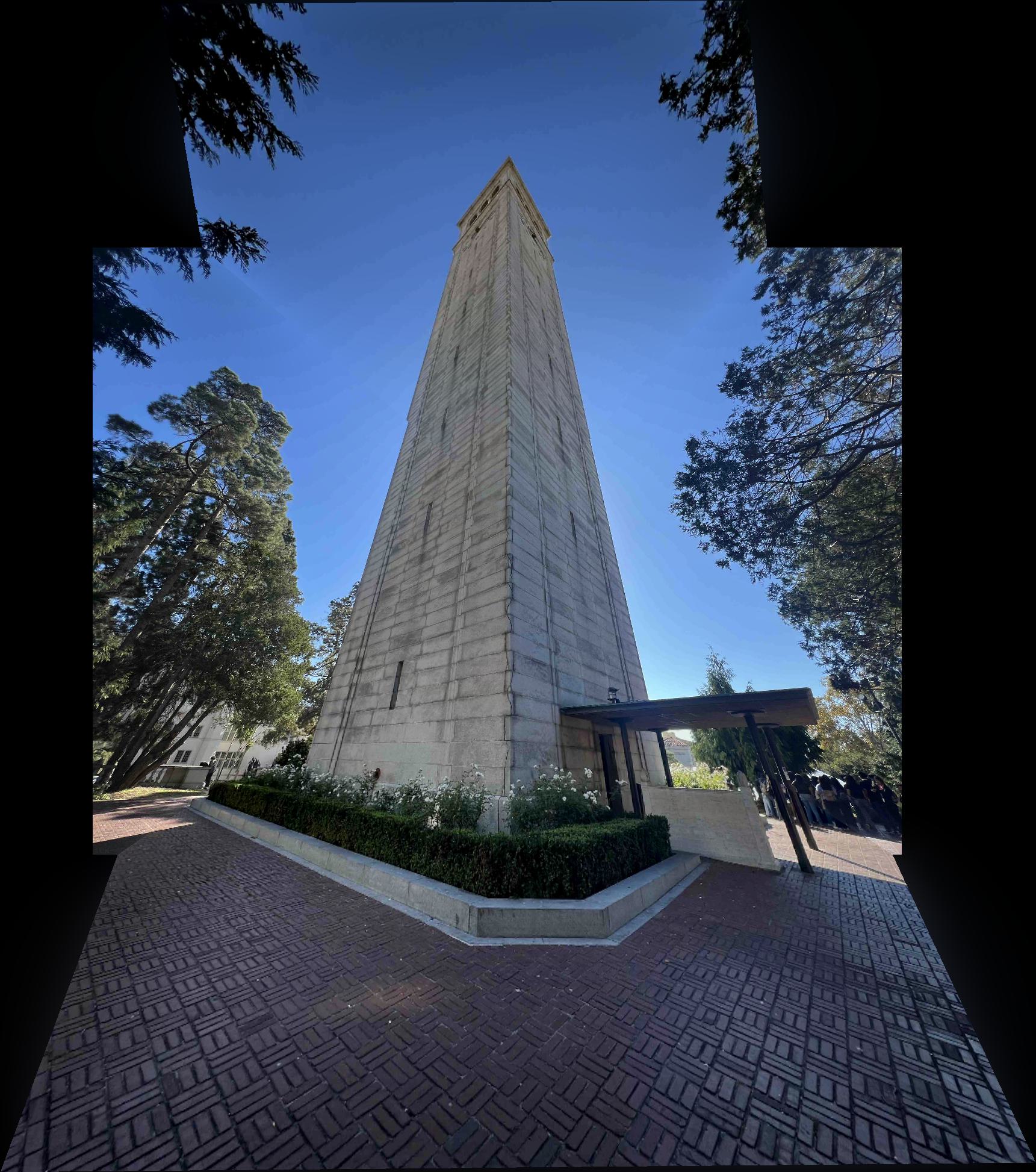 Blended Image of Sather Tower