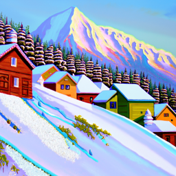 snowy_village_50_50